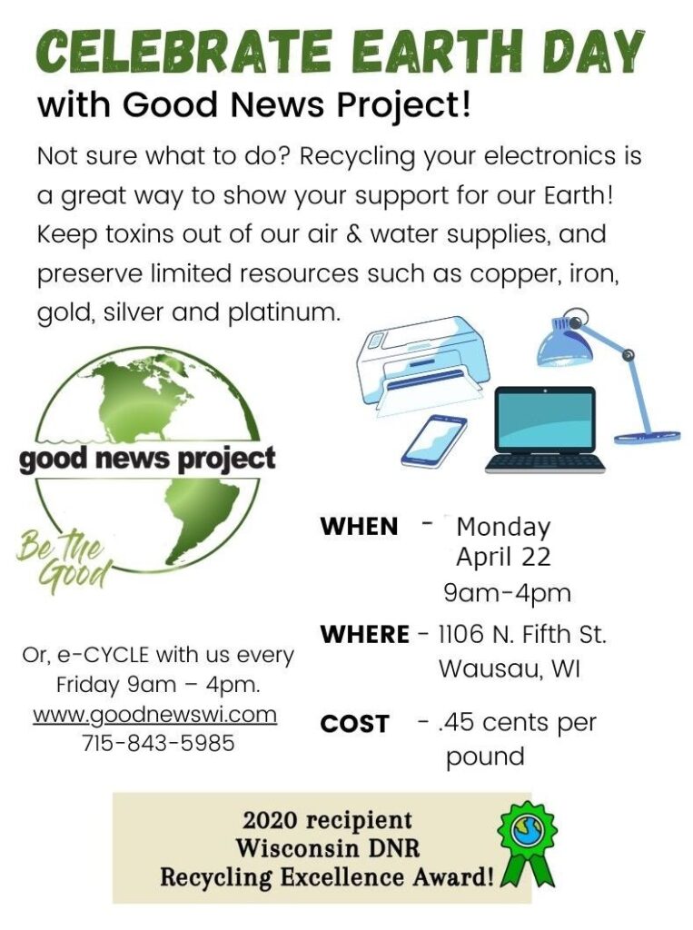 Upcoming 2024 Events Good News Project   GNP Earth Day Graphic 2024 763x1024 